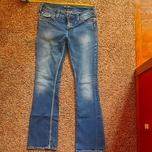 Silver Women's Blue Boot Cut Jeans